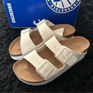 PAPILLIO by BIRKENSTOCK Arizona platform sandals shoes women’s eur 38 new